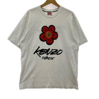 半袖Ｔシャツ KENZO×FUTURA 2000 ﾌﾗﾜｰﾌﾟﾘﾝﾄTee L ﾎﾜｲﾄ L