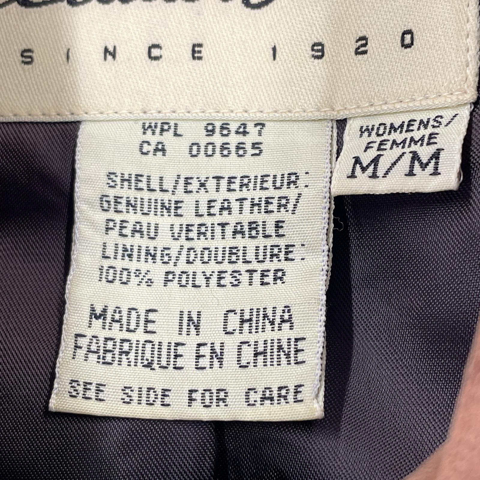 レザージャケット EDDIE BAUER ﾚｻﾞｰｼﾞｬｹｯﾄ ﾌﾞﾗｳﾝ(M)