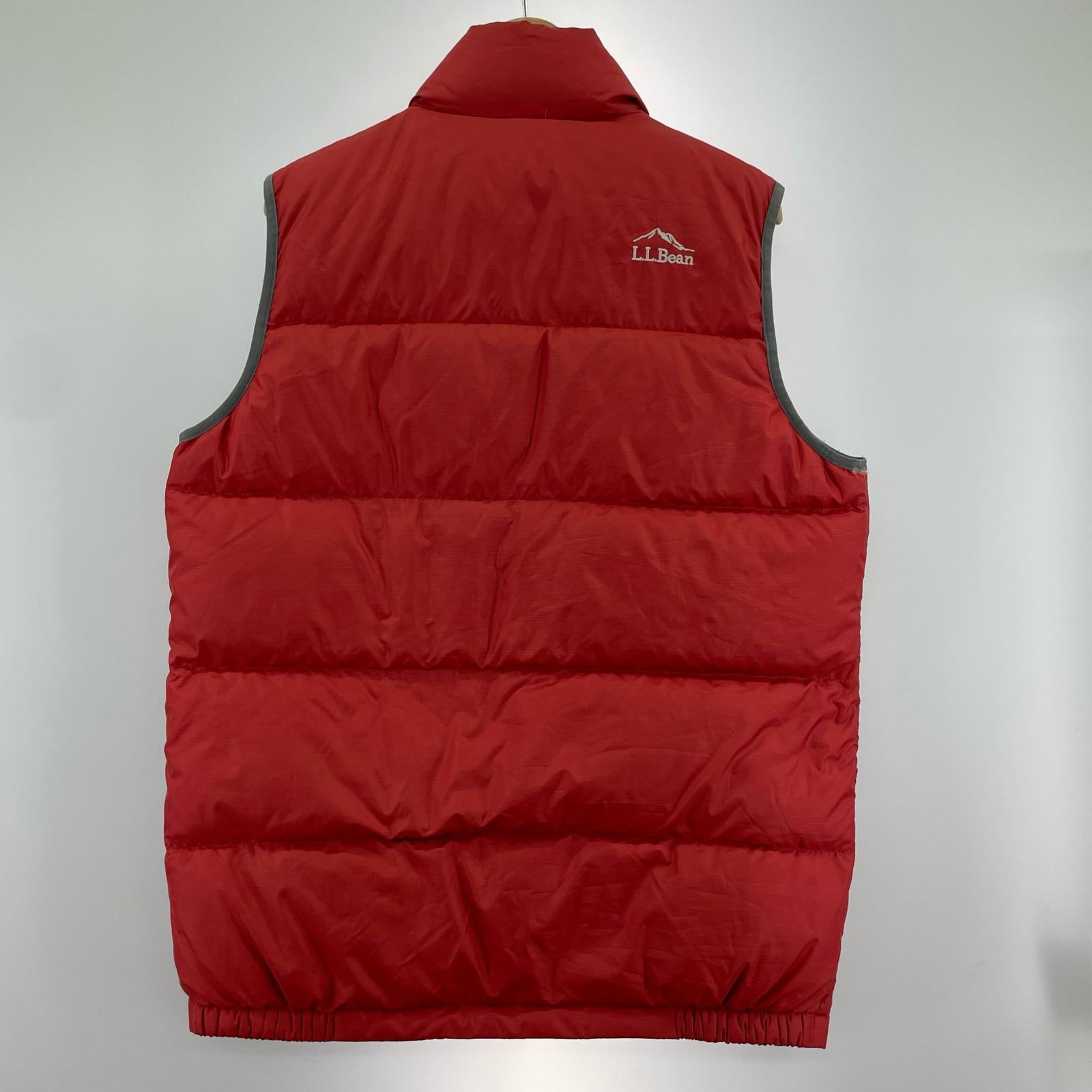 ダウンベスト ダウンベスト/L/ナイロン/RED/無地/0KAJ7 S レッド