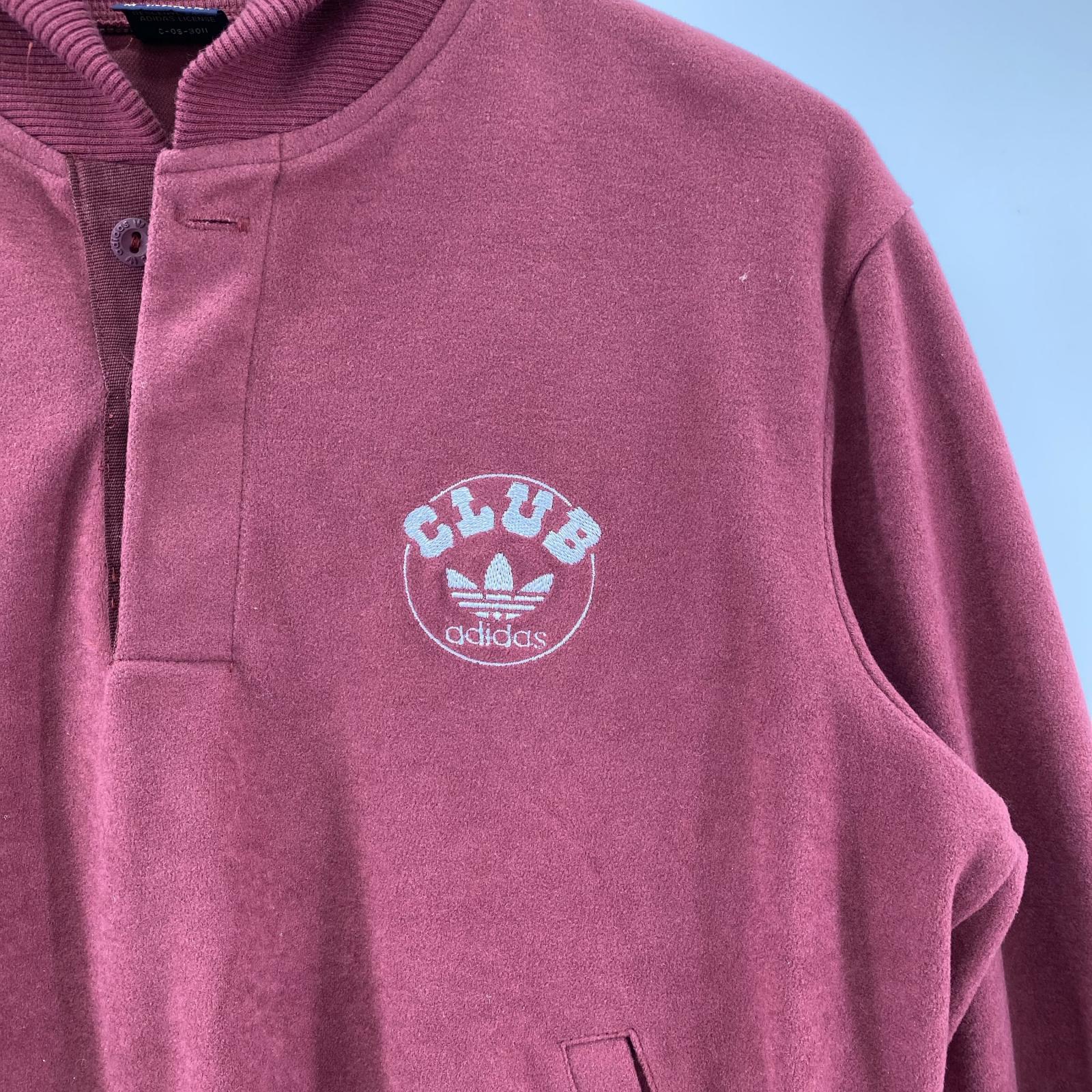 スウェット CLUB デサント製 ワインレッド (M) M レッド