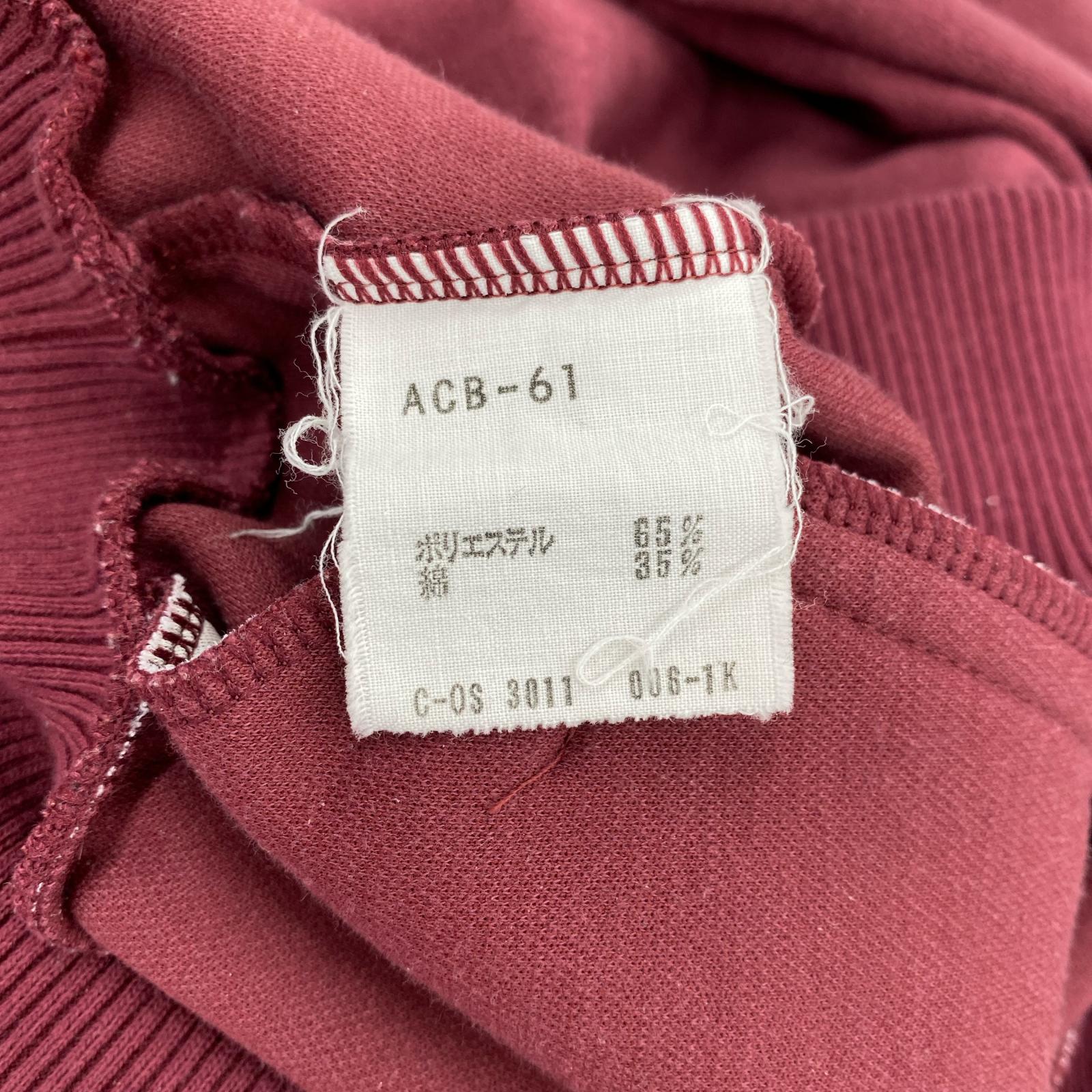 スウェット CLUB デサント製 ワインレッド (M) M レッド
