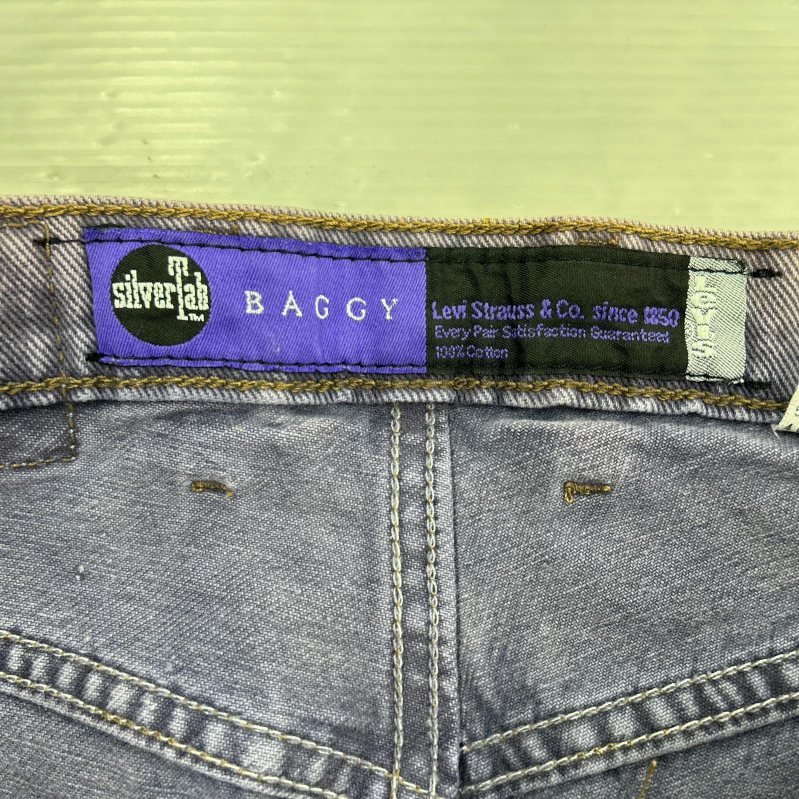 パンツ 90s silver tab BAGGY W34 パープル