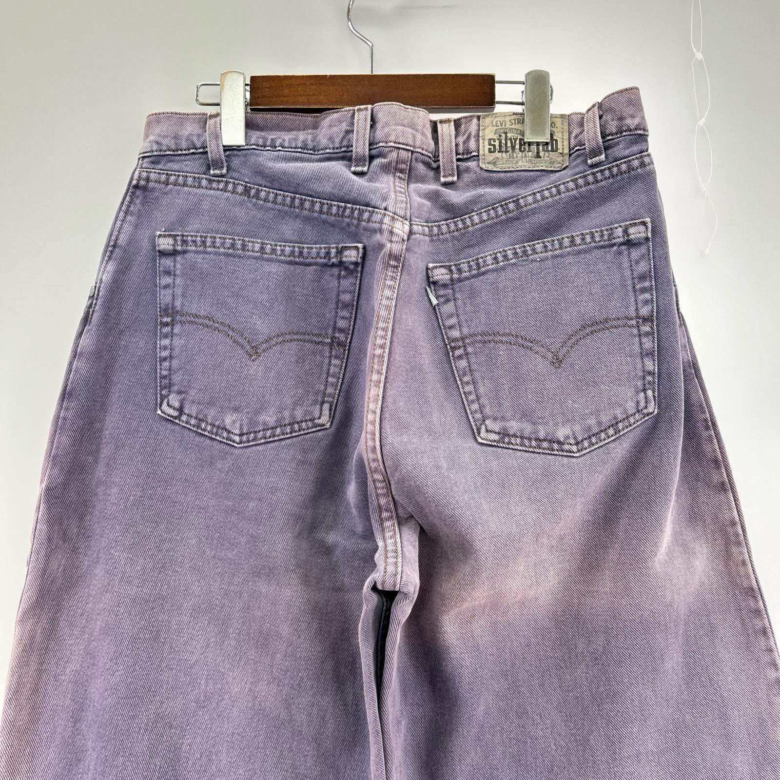 パンツ 90s silver tab BAGGY W34 パープル