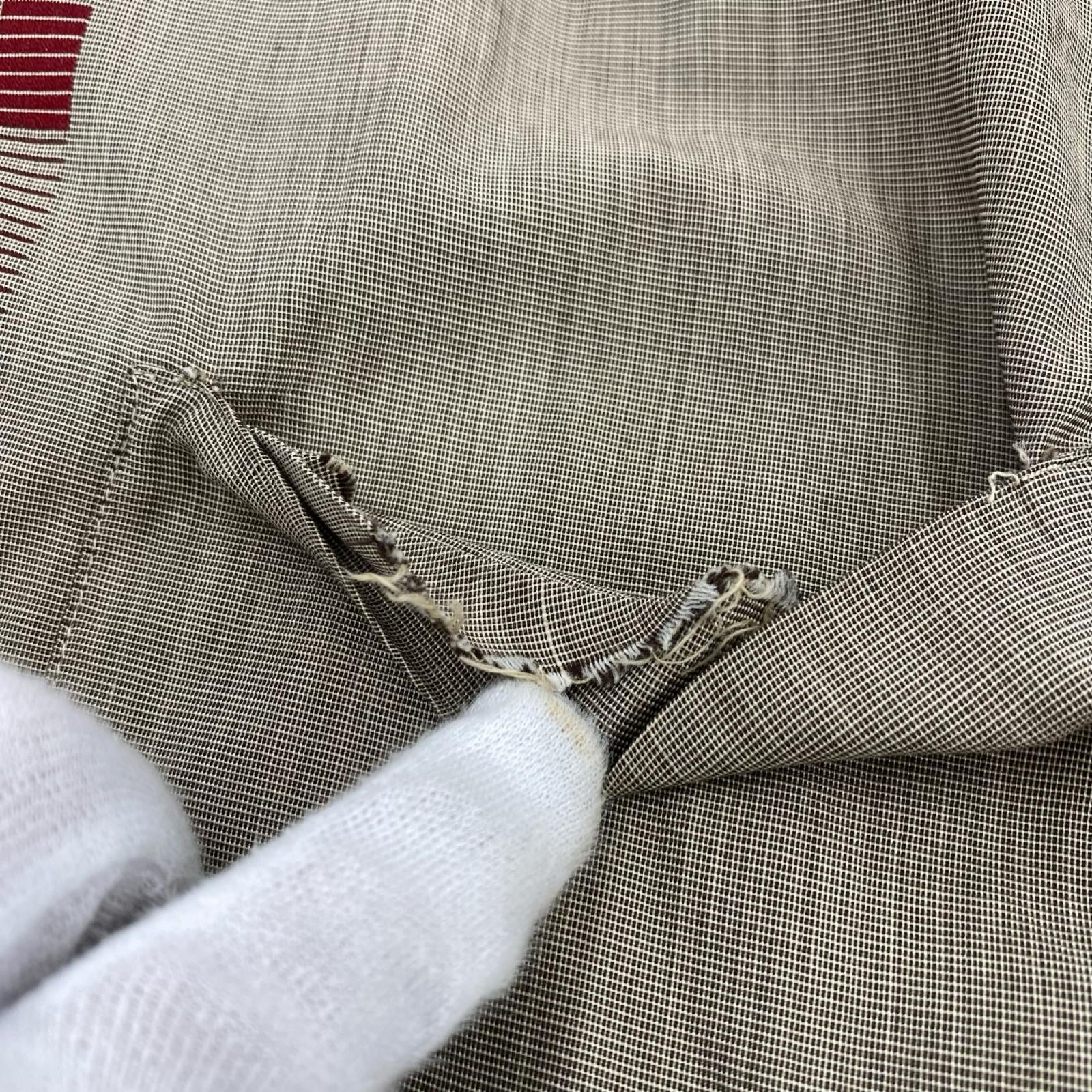 長袖シャツ 50s Golden Needle 開襟シャツ (M) 茶 M グレー