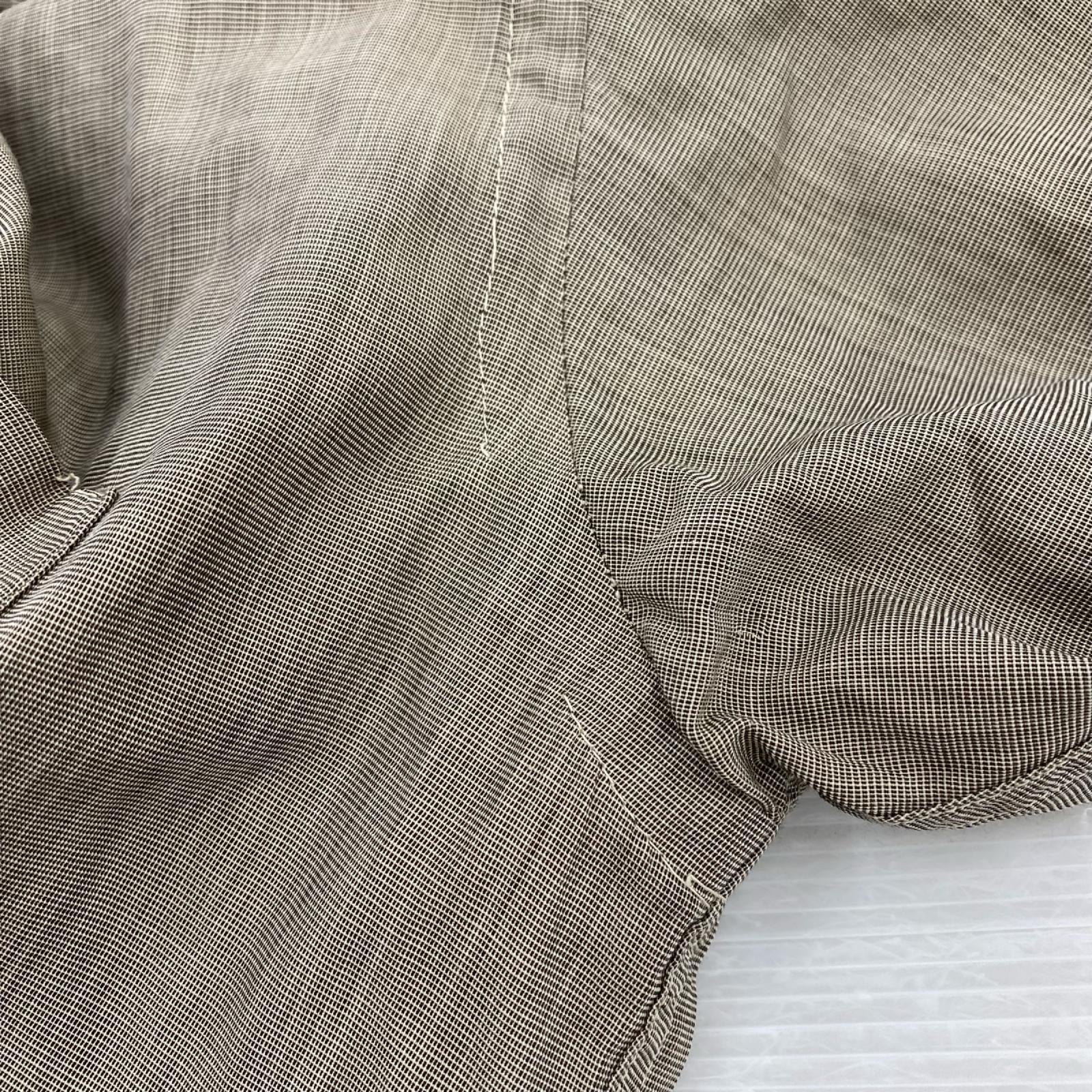 長袖シャツ 50s Golden Needle 開襟シャツ (M) 茶 M グレー