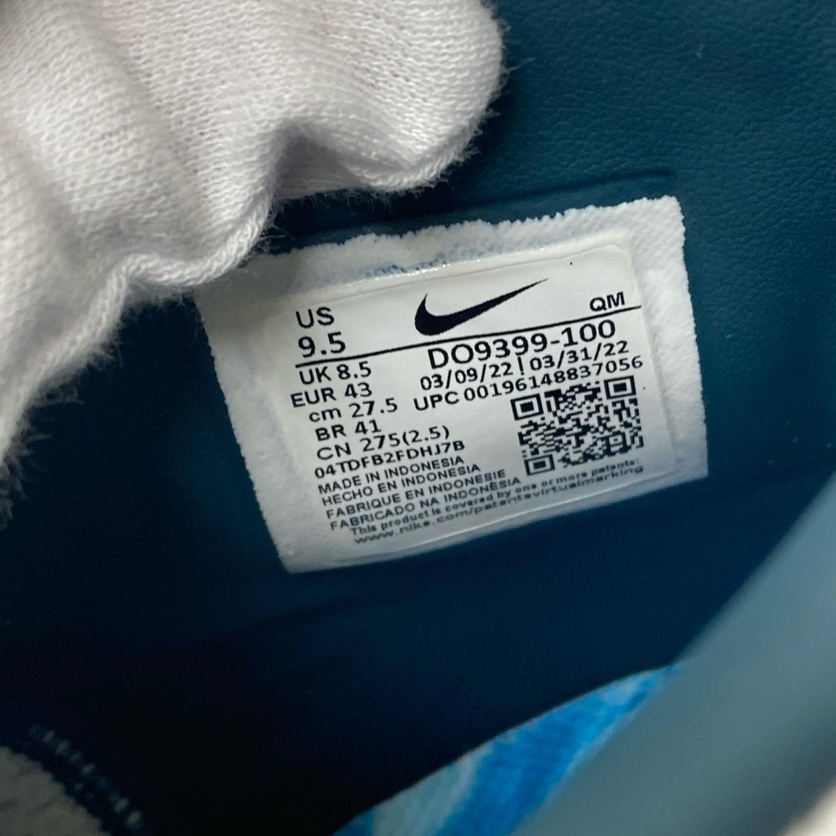 スニーカー Blazer Mid EK (27.5cm) DO9399-100 27.5cm (US9 1/2 UK9 EU45) ホワイト
