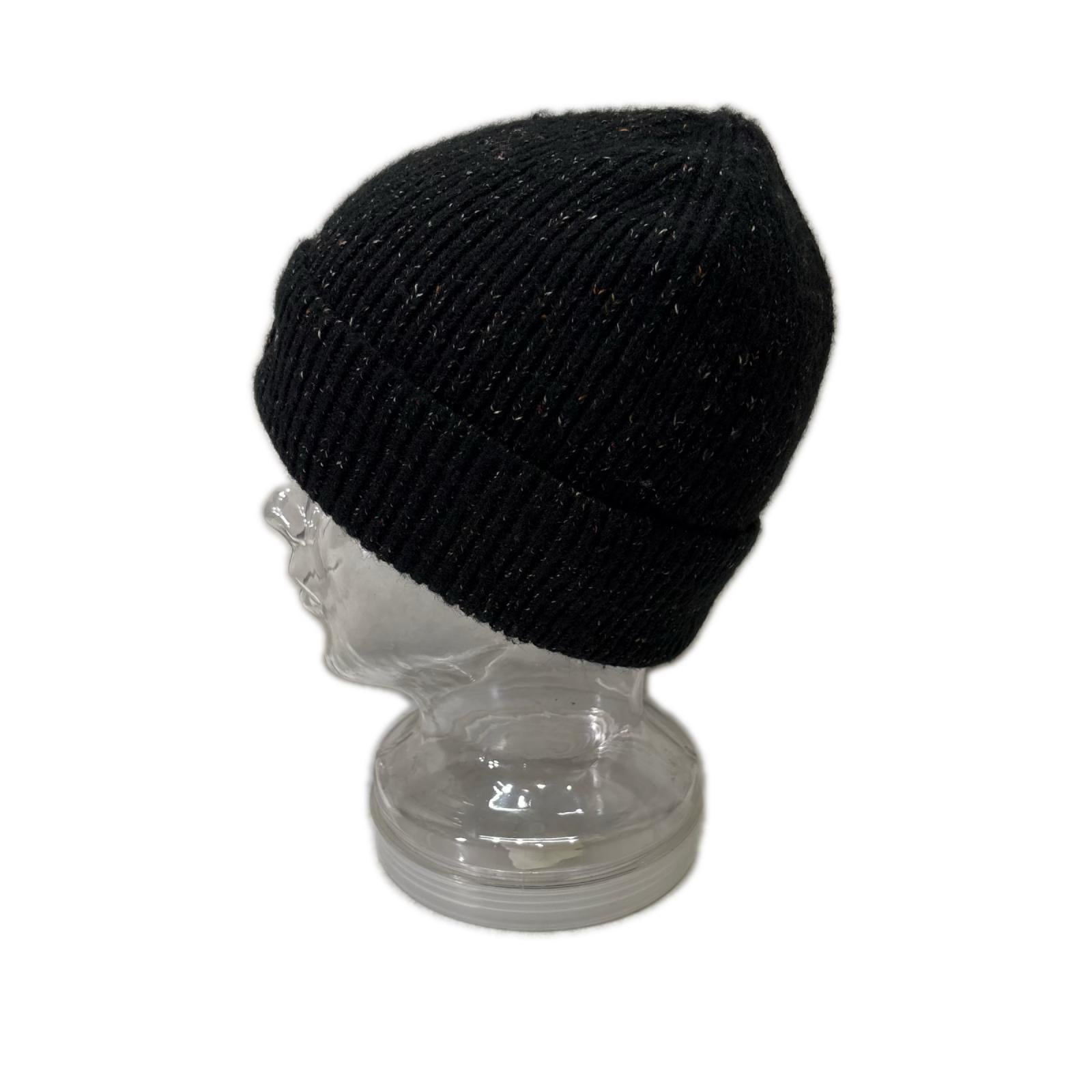 ニットキャップ BLK フリー ブラック