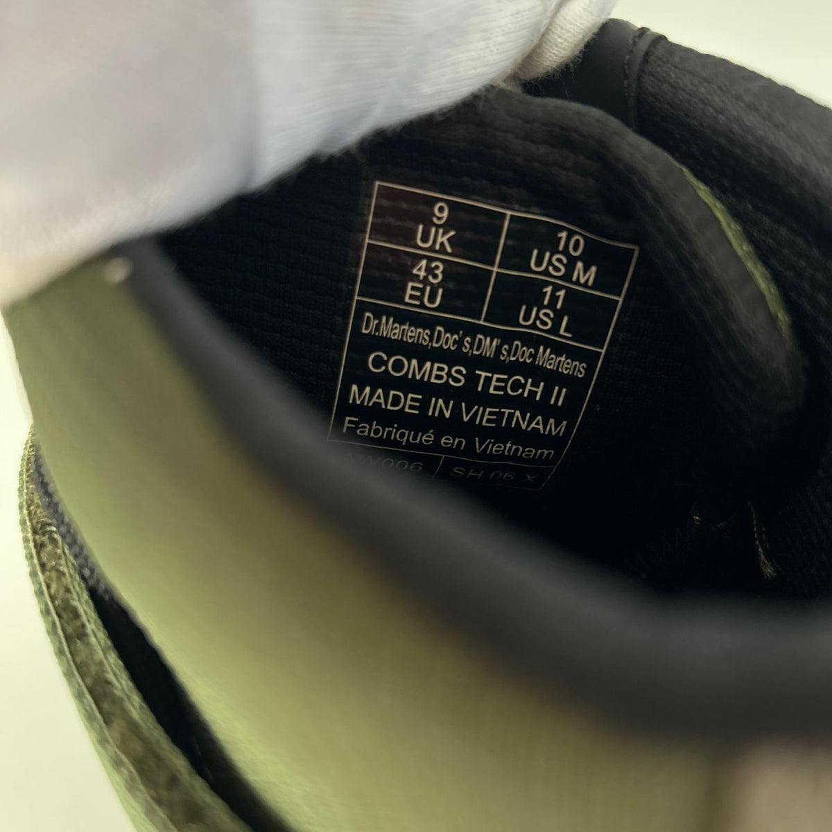 スニーカー COMBS TECH Ⅱ レースアップブーツ UK9 カーキ