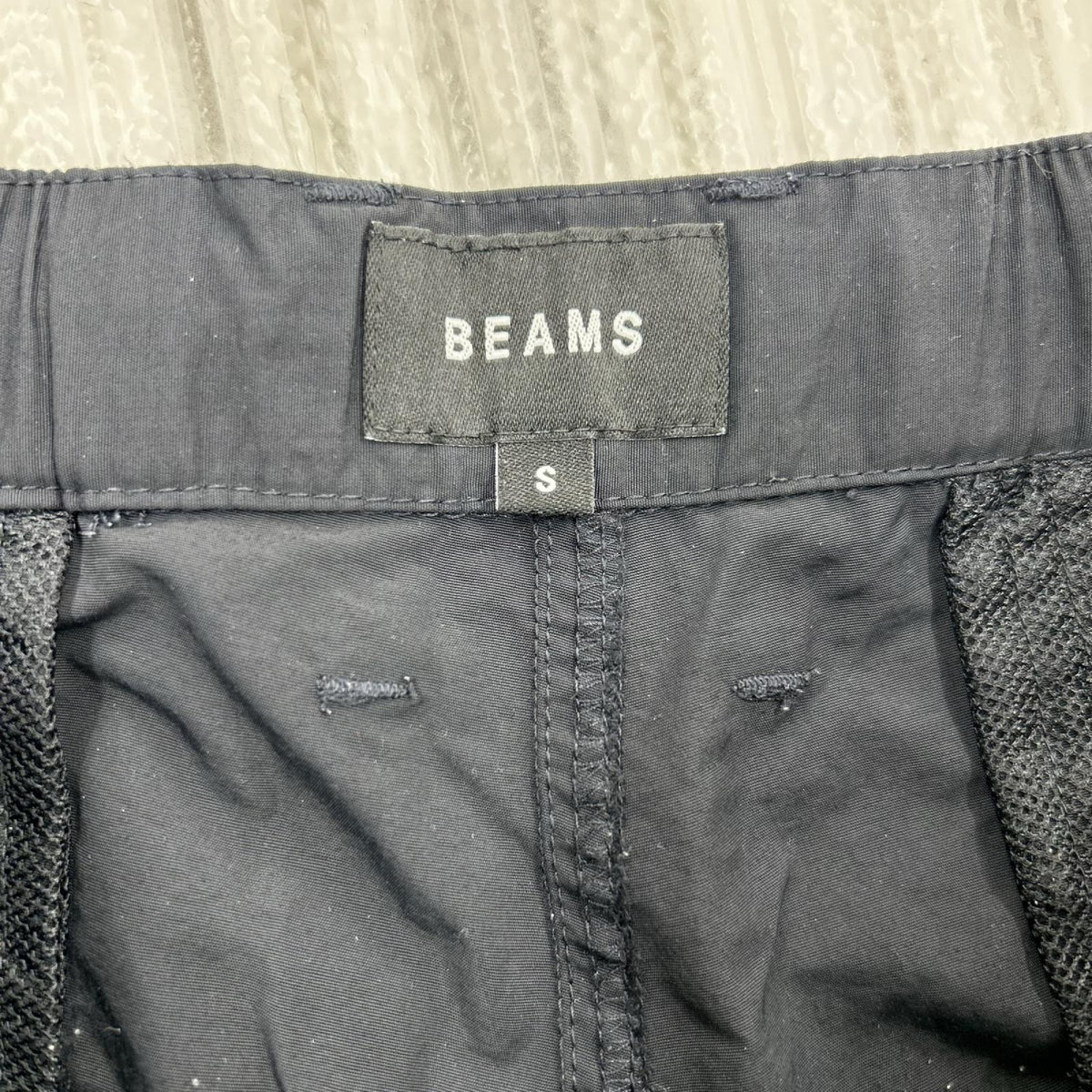 ショートパンツ ﾅｲﾛﾝ ｼｮｰﾂ 黒 S S ブラック