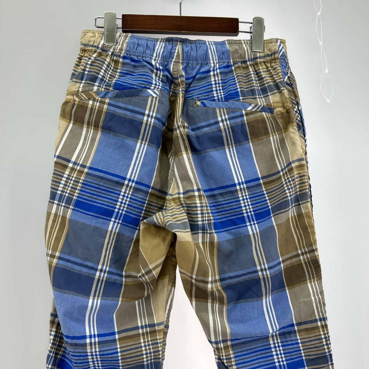 パンツ イージーチェックパンツ 茶 / 青 SIZE 1 1