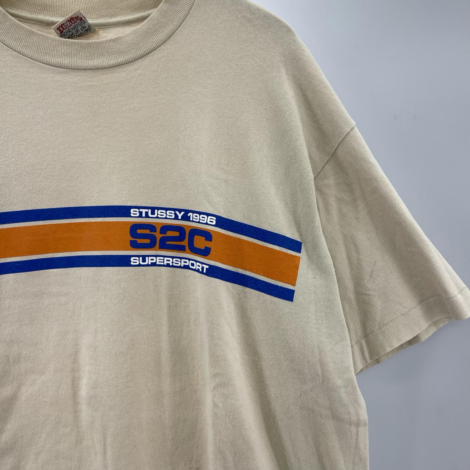 半袖Ｔシャツ 90s USA製 白タグ S2C S/S Tシャツ(XL) ベージュ ベージュ