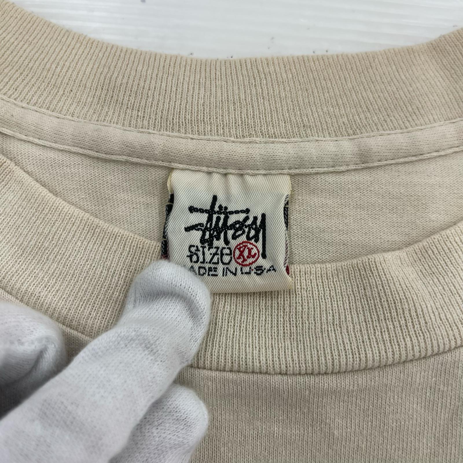 半袖Ｔシャツ 90s USA製 白タグ S2C S/S Tシャツ(XL) ベージュ ベージュ