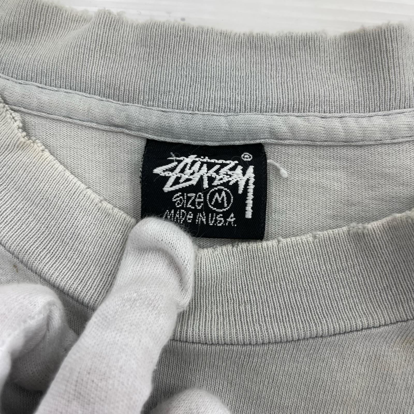 半袖Ｔシャツ 90s usa製 黒タグ ライトブルー (M) M グレー