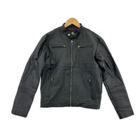 レザージャケット reworked leather ﾌﾞﾗｯｸ 38 38 ブラック
