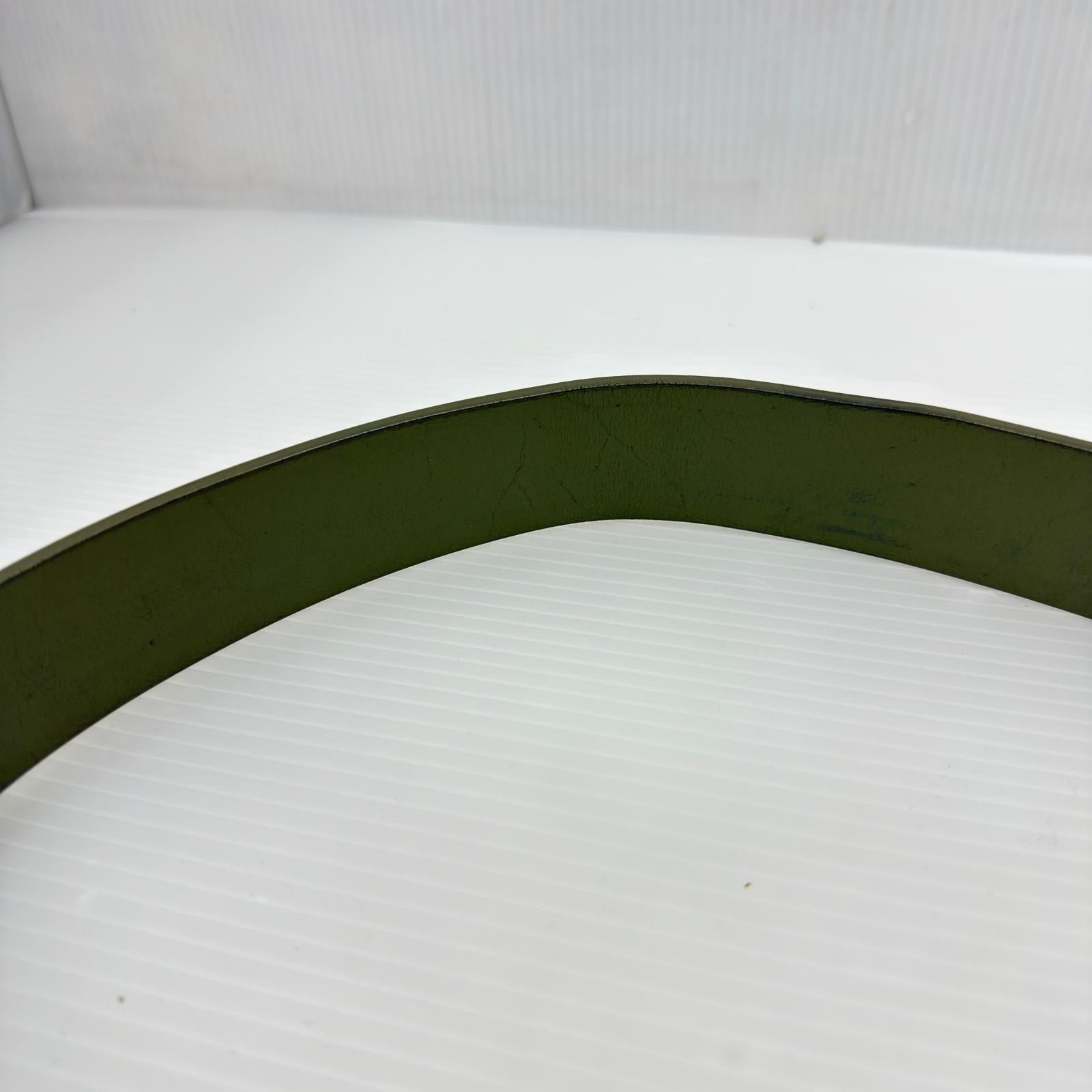 その他アクセサリー 22ss Repeat Leather Belt カーキ