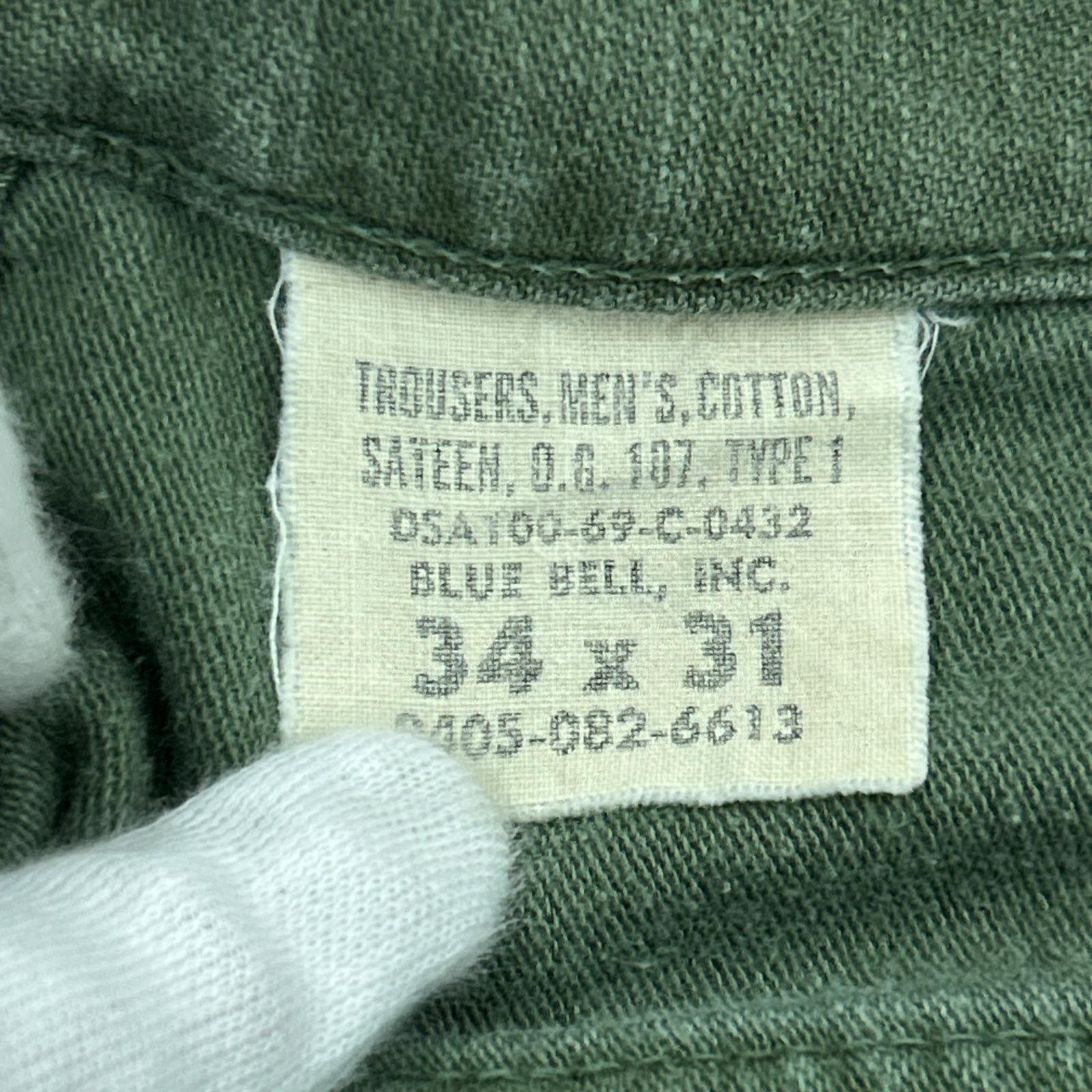 パンツ OLD・VINTAGE 60s US ARMY ベイカーパンツ ジップタイプ (34) 34 カーキ