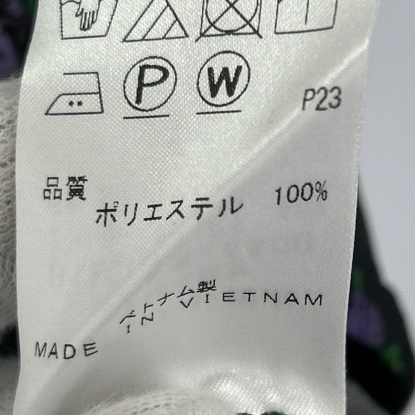 長袖Ｔシャツ 柄/ﾌﾞﾗｳｽ/黒 ブラック