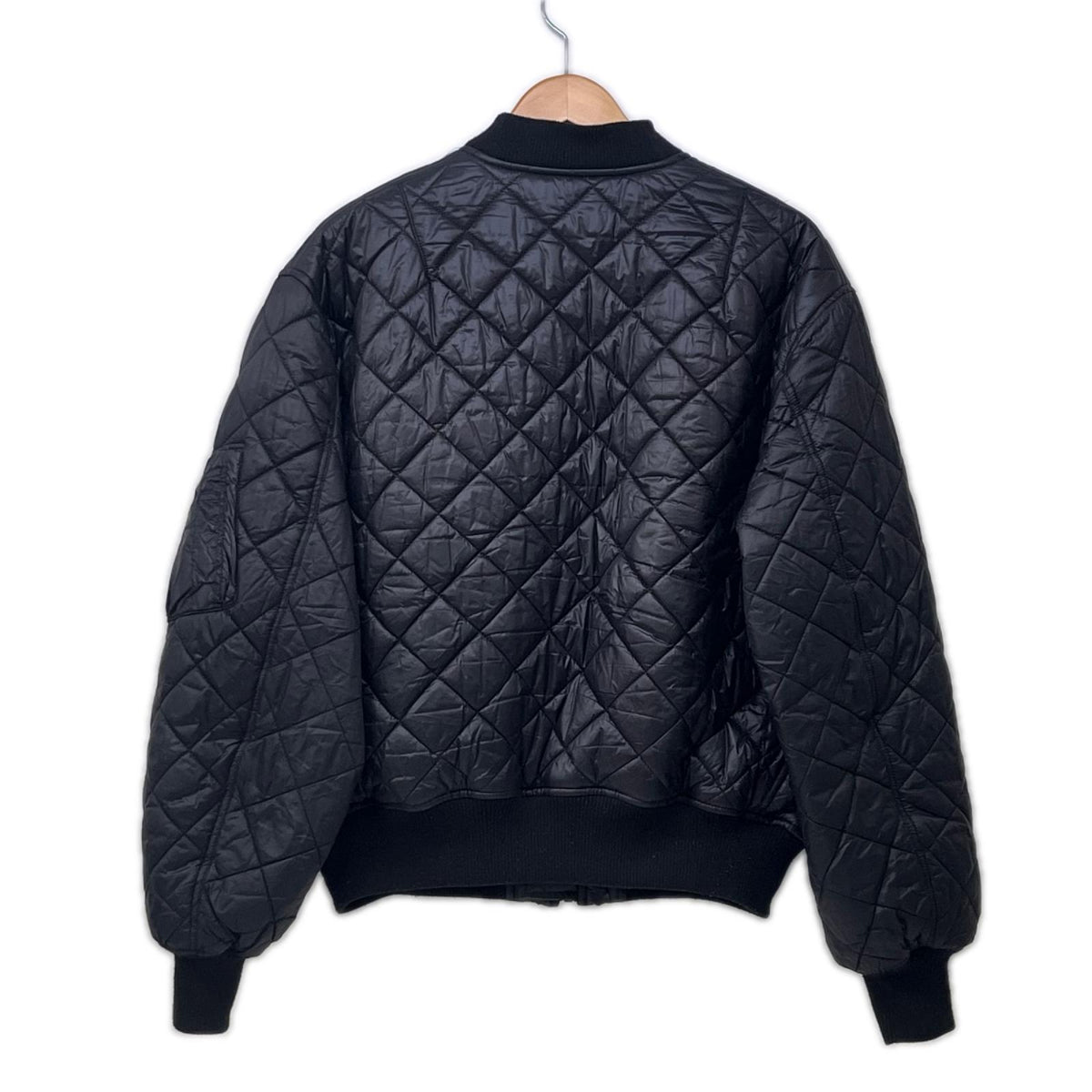 ミリタリージャケット BLESSU BU quilting MA1 ｷﾙﾃｨﾝｸﾞｼﾞｬｹｯﾄ sizeL ﾌﾞﾗｯｸ L ブラック