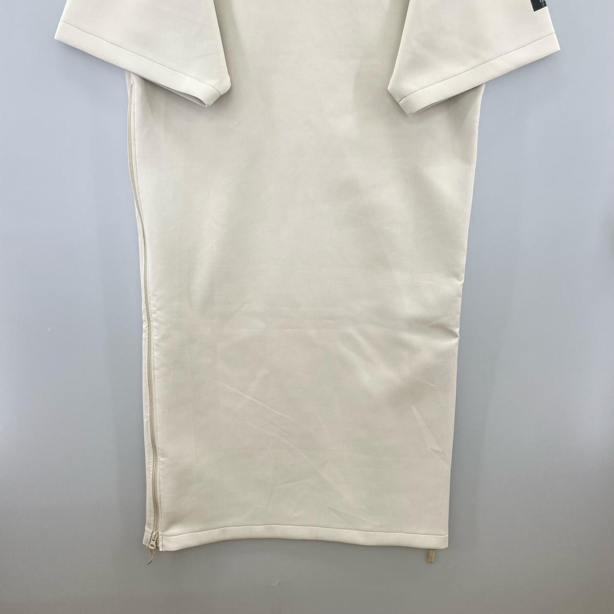 ワンピース DOUBLE STANDARD CLOTHING 半袖ワンピース ベージュ