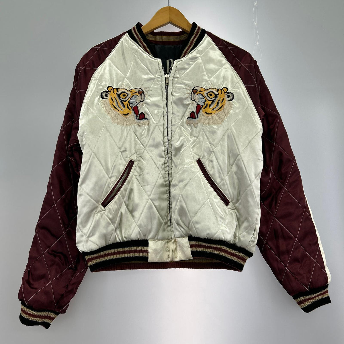 ブルゾン TAILOR サテン キルティング リバーシブル スカジャン Ｍ M