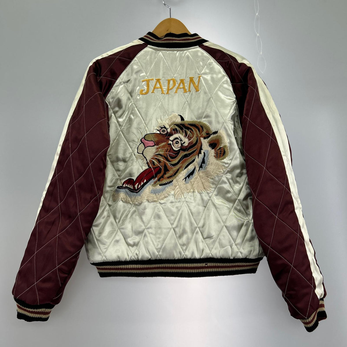 ブルゾン TAILOR サテン キルティング リバーシブル スカジャン Ｍ M
