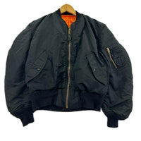 ジャケット GOLDEN MFG USA製 MA-1 ﾌﾞﾗｯｸ（XS) ブラック