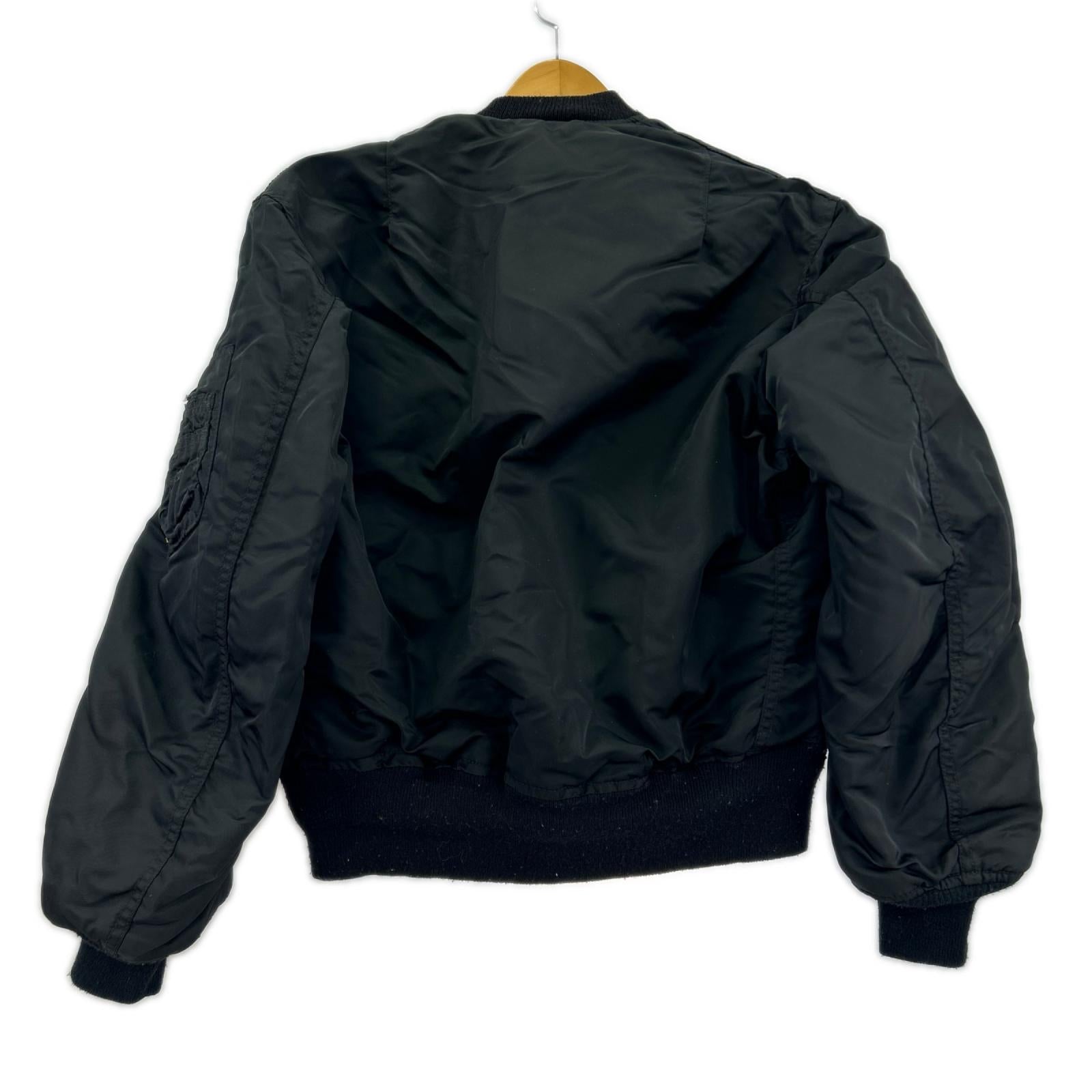 ジャケット GOLDEN MFG USA製 MA-1 ﾌﾞﾗｯｸ（XS) ブラック