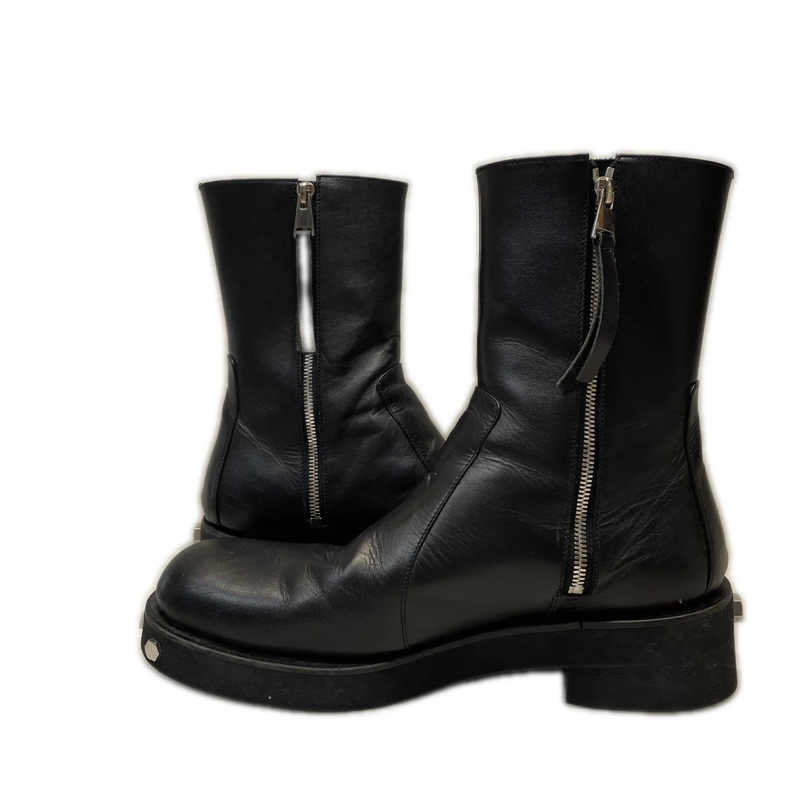 スニーカー OUAT BLACK ASTRO ZIP BOOTS 26cm (US8 UK7 1/2 EU42) ブラック