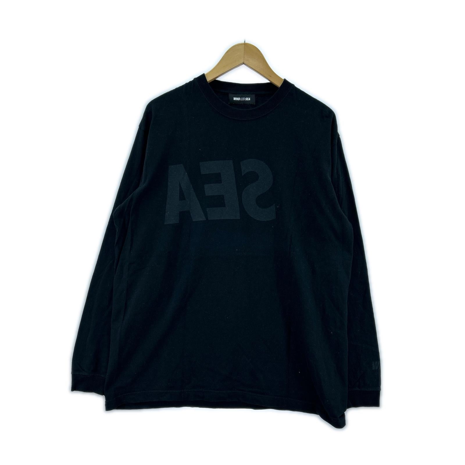 長袖Ｔシャツ WIND AND SEA × CASETiFY LSカットソー WDS-CSTF-05-01 黒(L) L ブラック