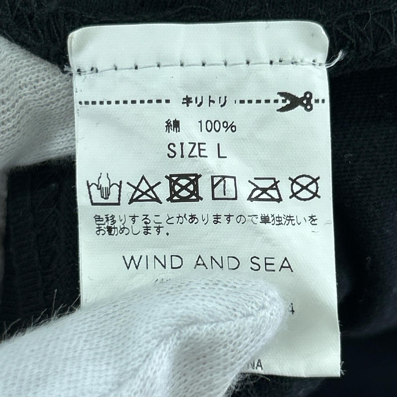 長袖Ｔシャツ WIND AND SEA × CASETiFY LSカットソー WDS-CSTF-05-01 黒(L) L ブラック