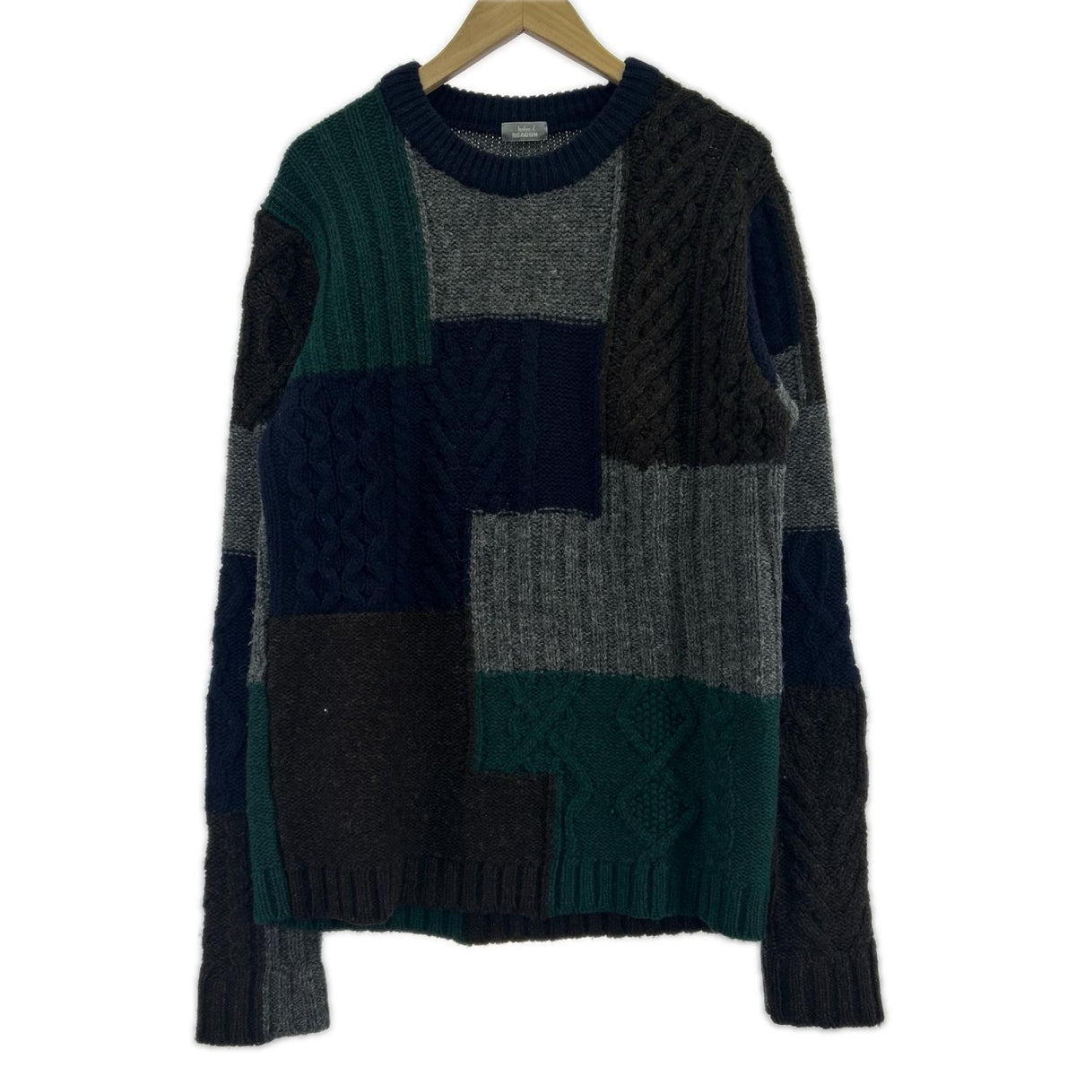 ニット 16AW BEACON ｳｰﾙ ﾏﾙﾁｶﾗｰ (3) 3 マルチカラー