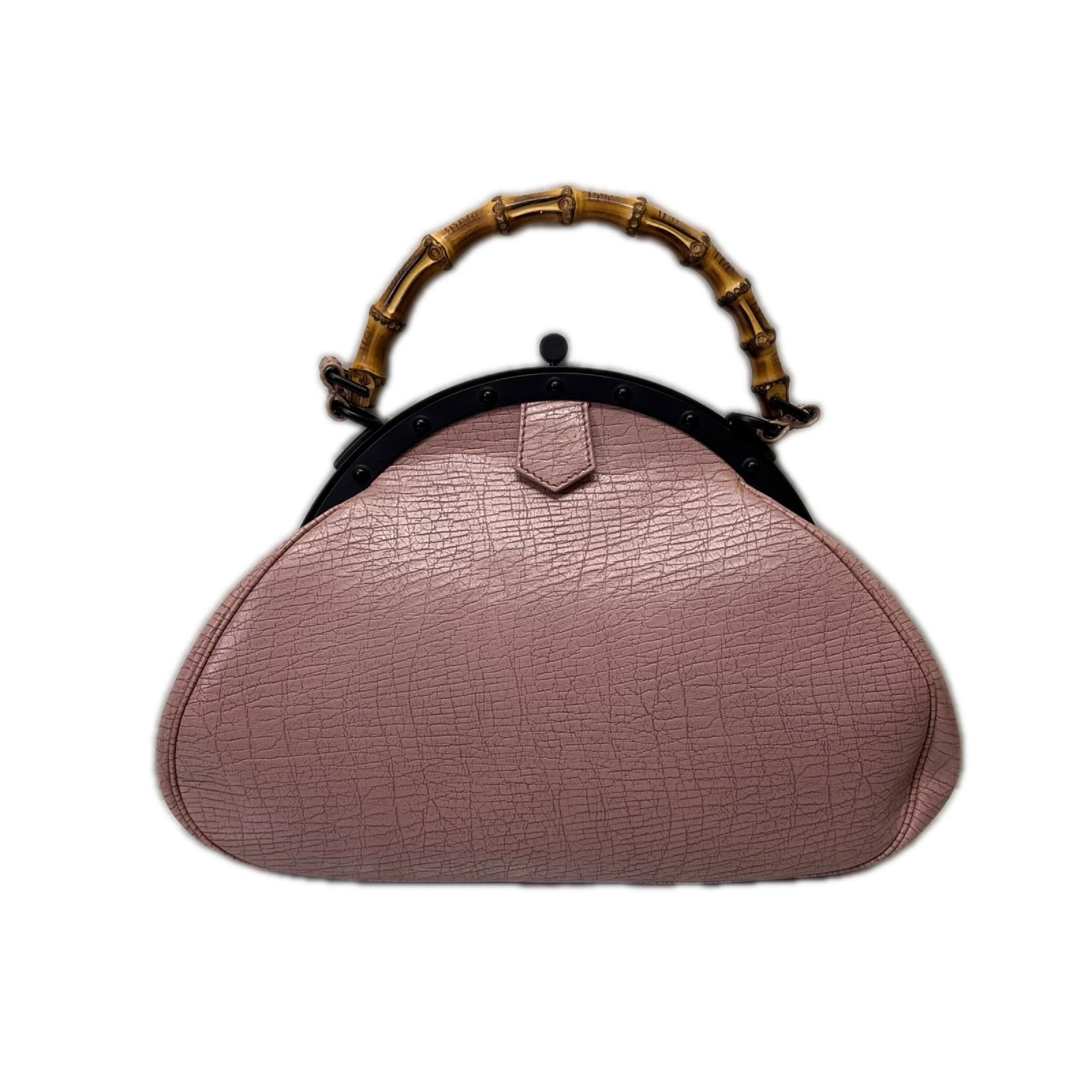 GUCCI/バンブー/ガマ口バッグ/112534