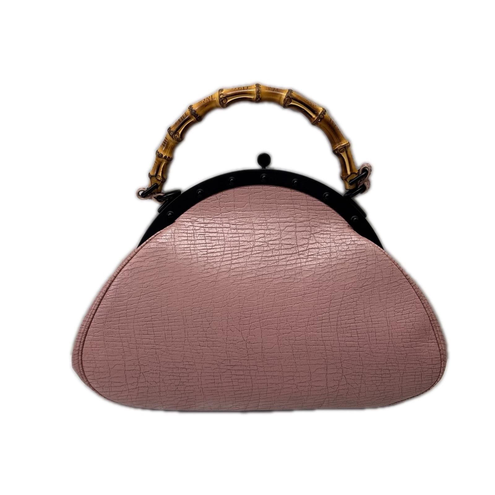 GUCCI/バンブー/ガマ口バッグ/112534
