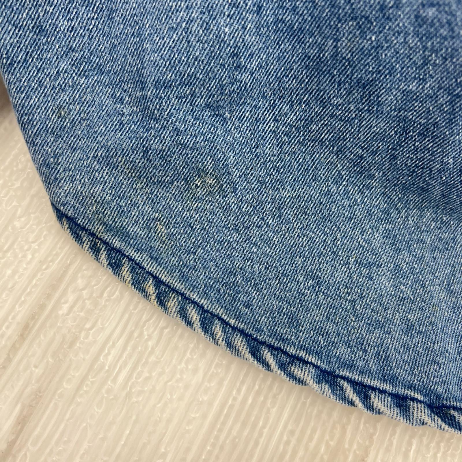長袖シャツ POLO COUNTRY デニムシャツ　M M ブルー