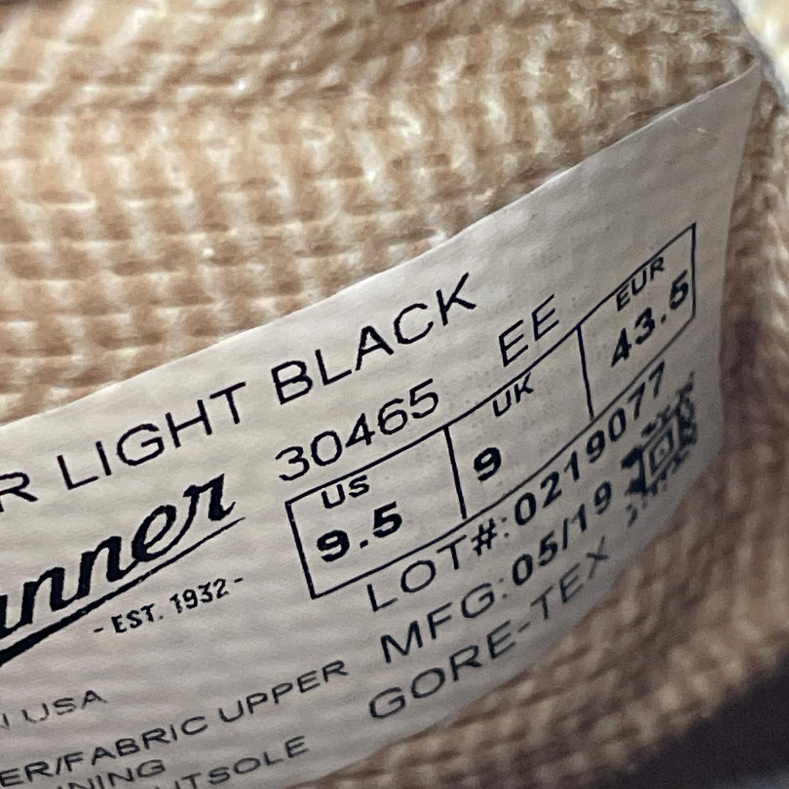 ブーツ Danner Light Black US9.5 ブラック