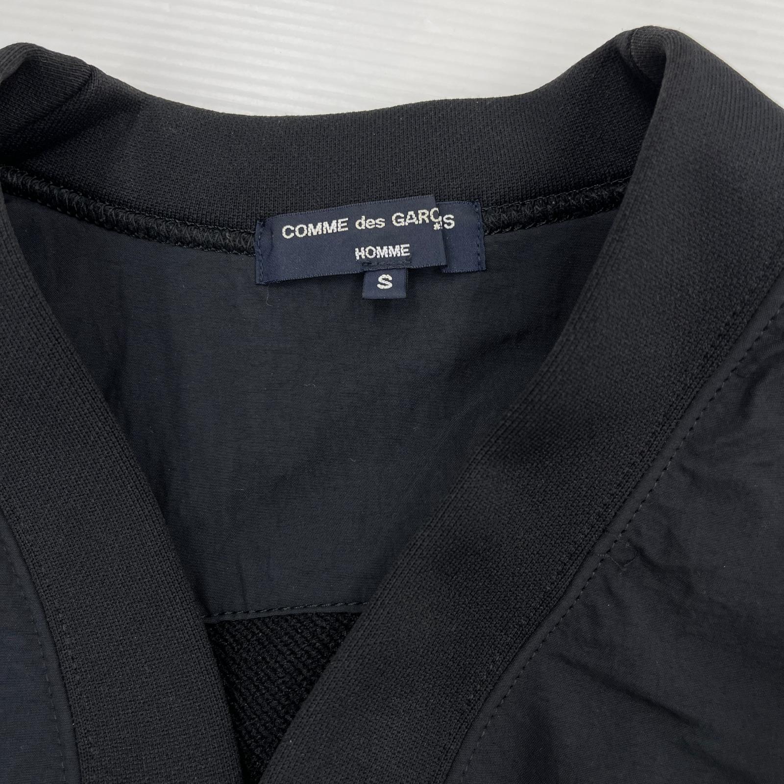 ジャケット 24AW HOMME ナイロンポリ切替 黒 (S) S ブラック