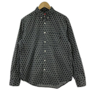 長袖シャツ 19AW Monogram L/S Shirt 総柄 (S) S ブラック