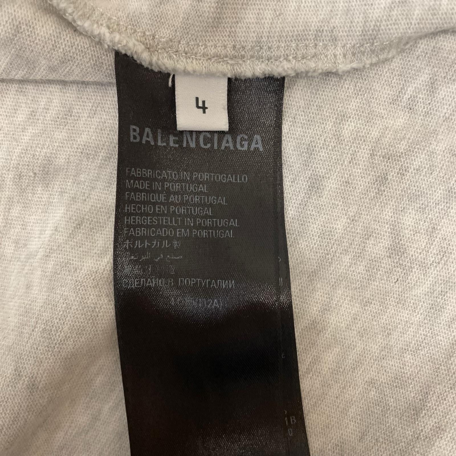 BALENCIAGA　22SS デストロイリペア加工　オーバーサイズTシャツ 4