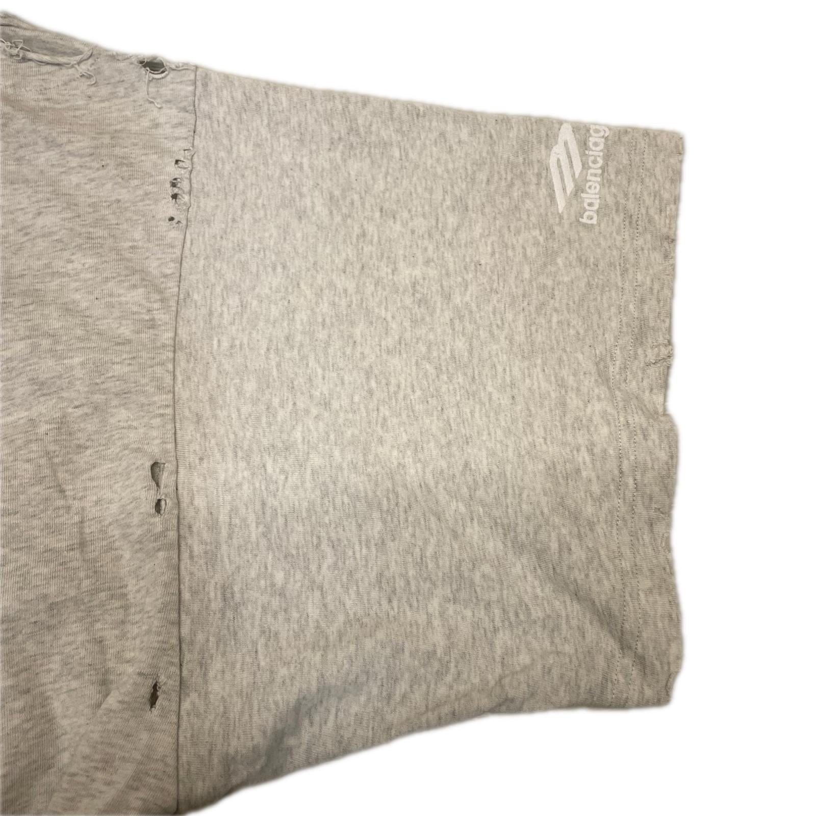 BALENCIAGA　22SS デストロイリペア加工　オーバーサイズTシャツ 4