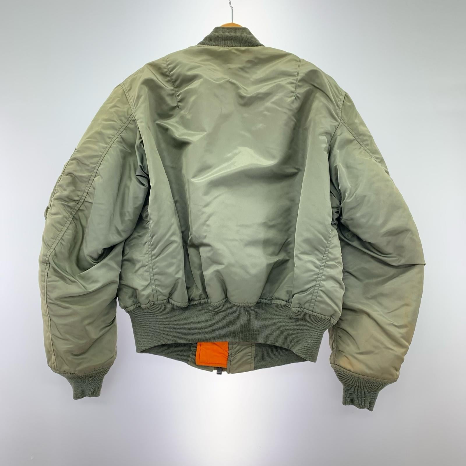 ジャケット MA-1 68年復刻 ｶｰｷ USA製 M カーキ
