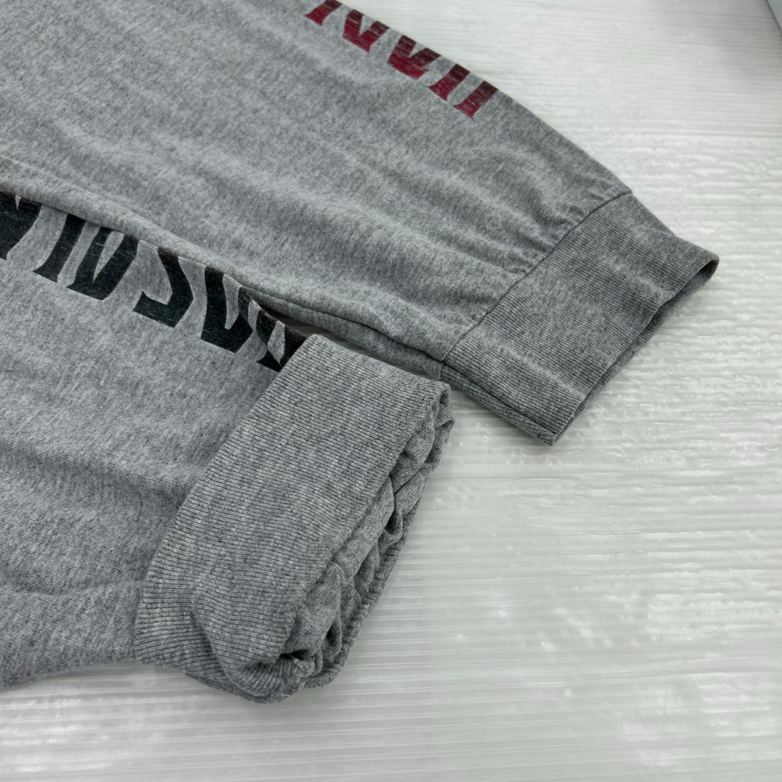 長袖Ｔシャツ ﾋﾞｯｸﾞﾛｺﾞ ｸﾞﾚｰ グレー