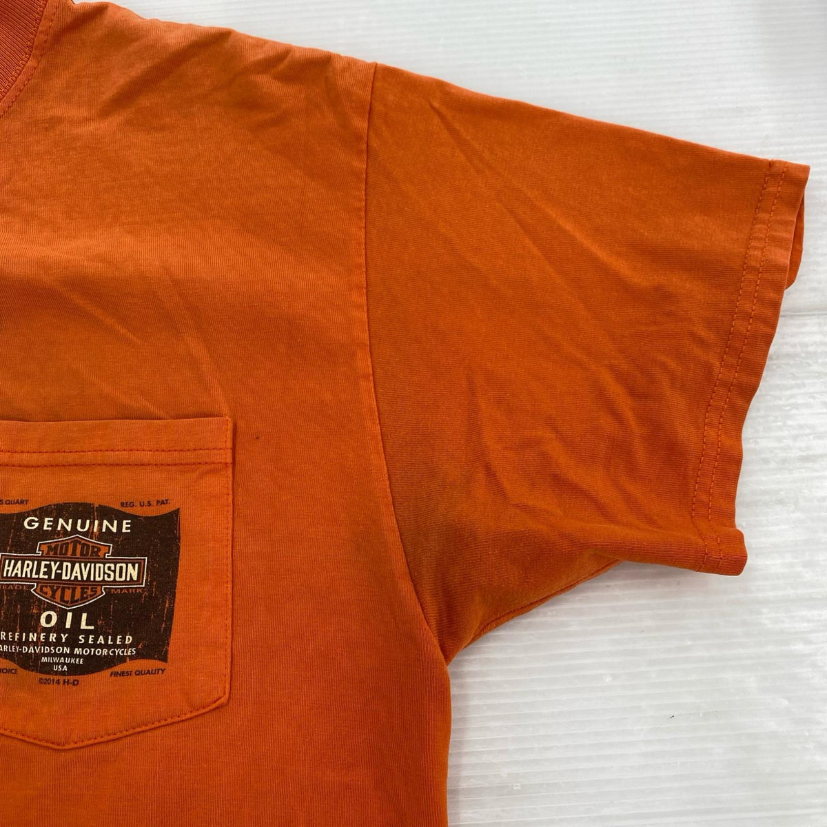 半袖Ｔシャツ ｲｰｸﾞﾙ ﾎﾟｹｯﾄ ｵﾚﾝｼﾞ オレンジ