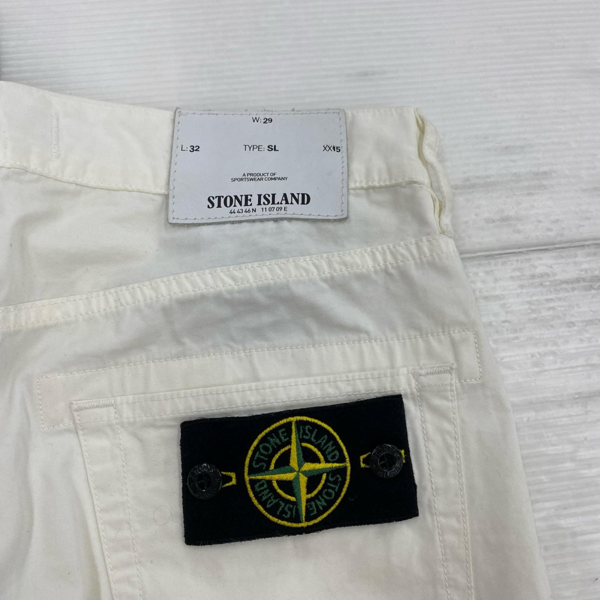 パンツ Slim Pants 白 W31 32 ホワイト