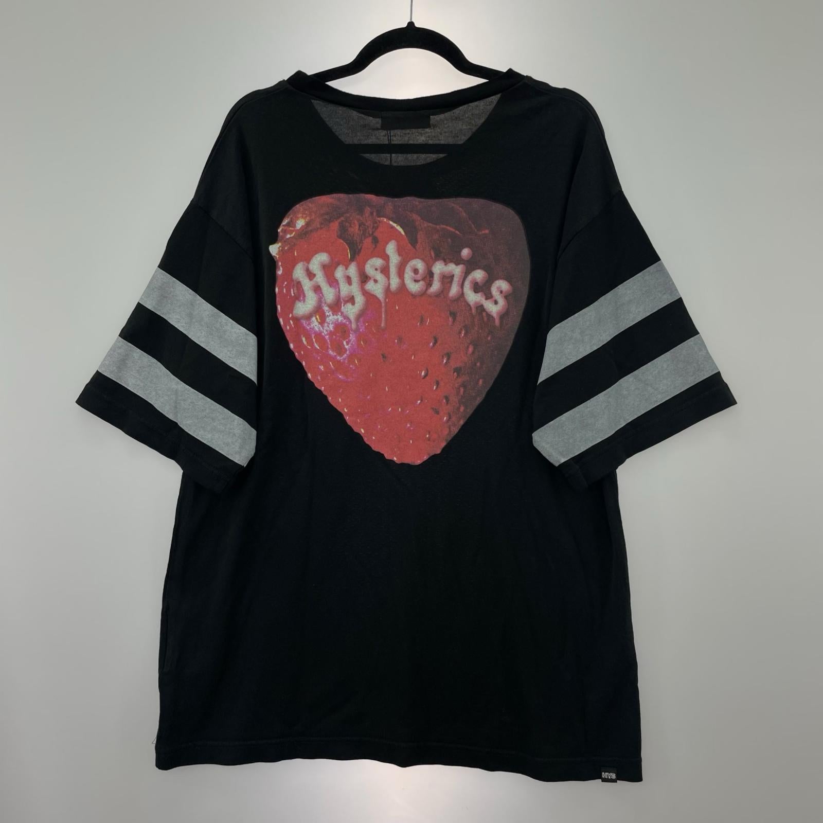 半袖Ｔシャツ SKULL BERRYオーバーサイズ5分袖Tシャツ(F)黒 ブラック