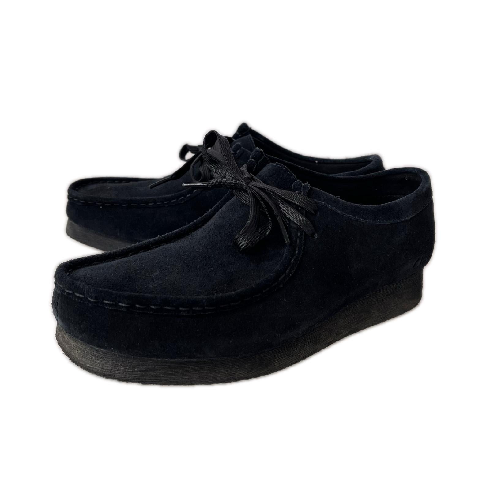 スニーカー clarks wallabee 2 wp 黒 26.5cm ブラック