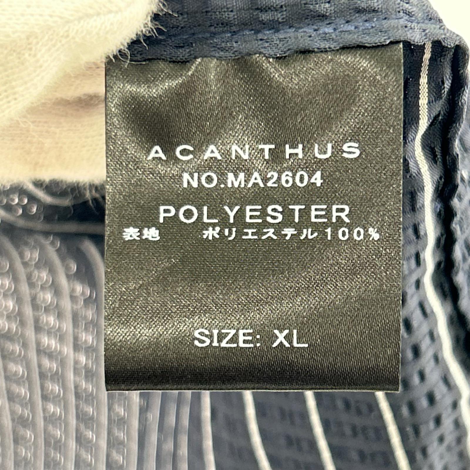半袖シャツ ACANTHUS×muta シアサッカーS/Sシャツジャケット XL ネイビー ネイビー