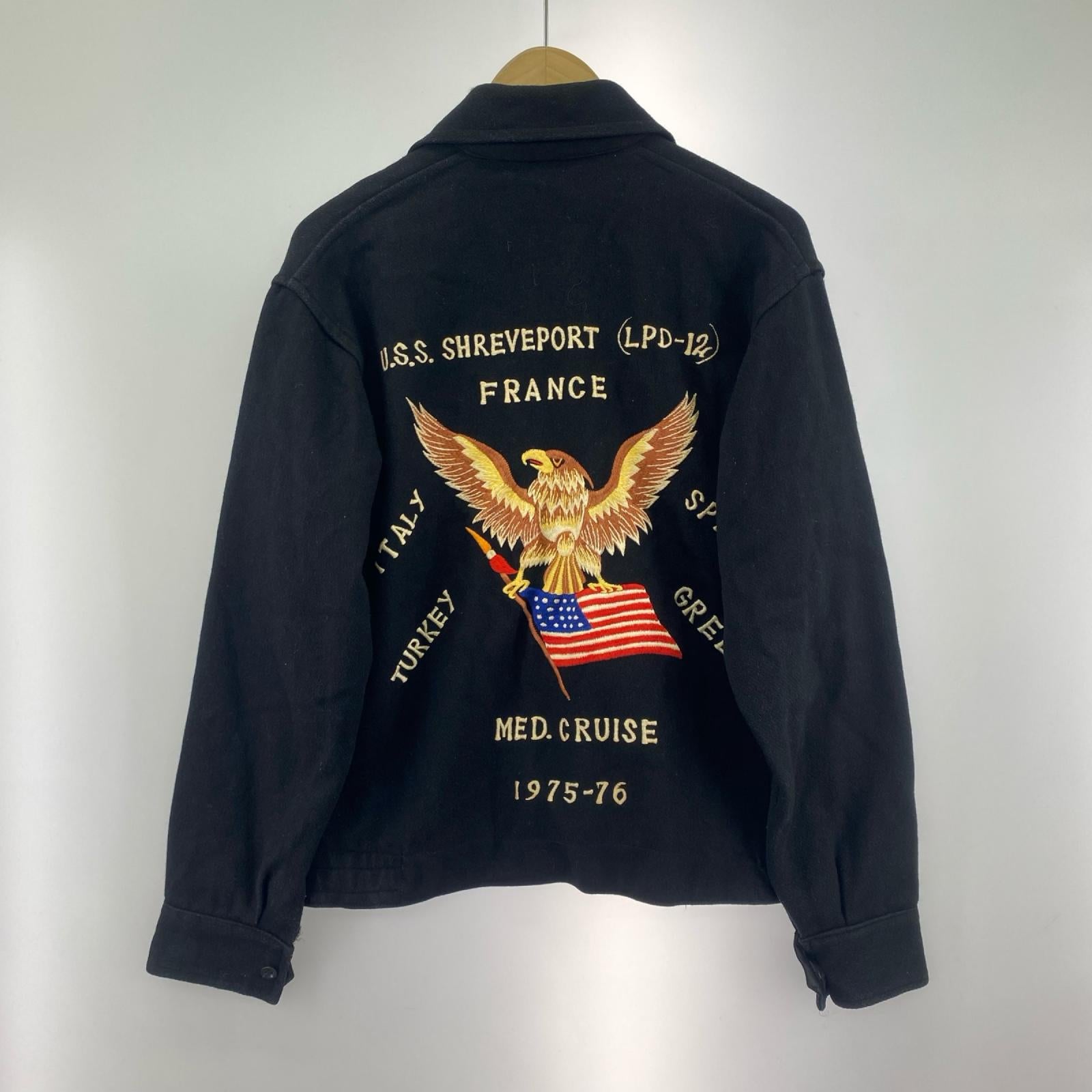 ジャケット U.S.NAVY 70s ﾂｱｰｼﾞｬｹｯﾄ 黒 ブラック