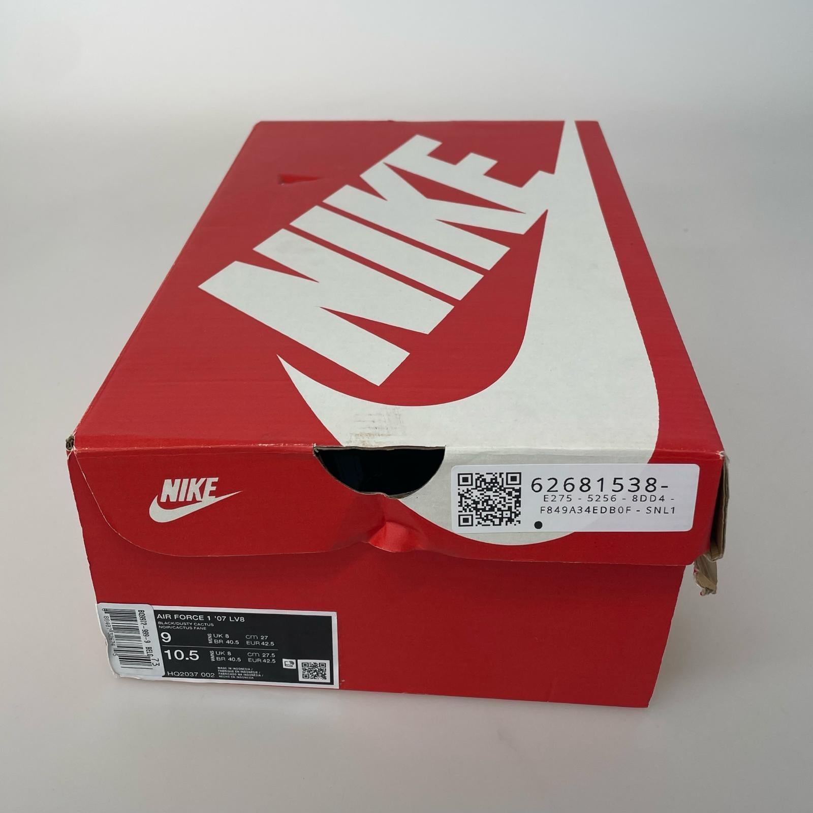 スニーカー Nike Air Force 1 Low "Black Tiffany" 27cm (US9 UK8 1/2 EU44) ブラック