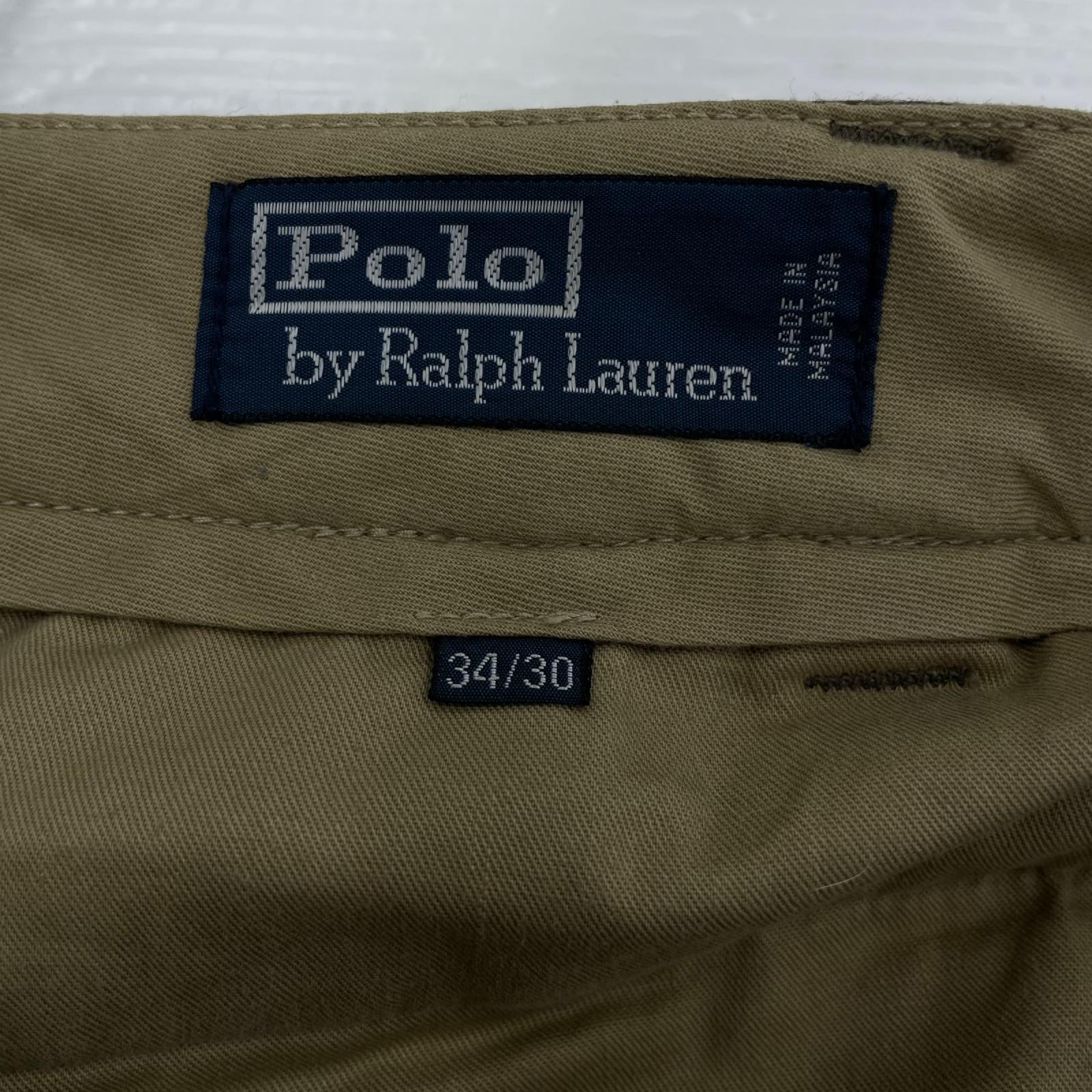 パンツ POLO RALPH LAUREN デザインポケットウールパンツ カーキ 34 カーキ