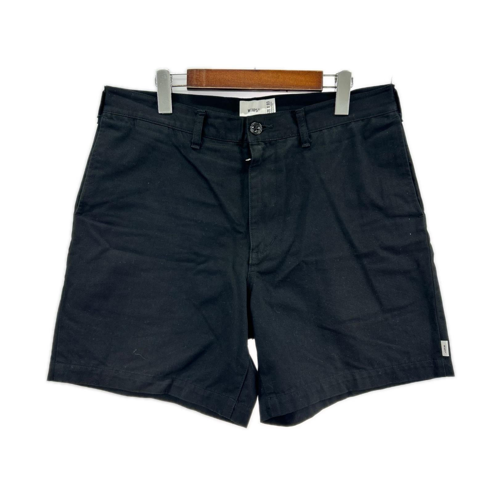 ショートパンツ 22ss COTTON. TWILL SHORTS 黒 03 3 ブラック